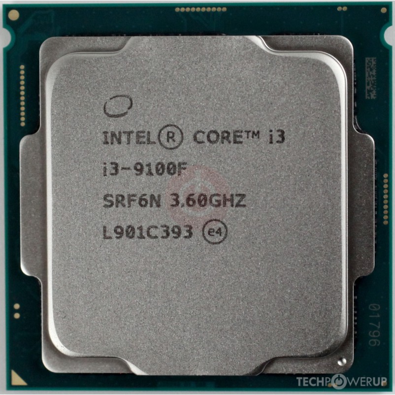 CPU Intel Core i3 9100F (4.20GHz, 6M, 4 Cores 4 Threads) Tray (No Fan)